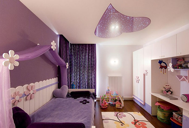 Сиреневая спальня от Koray Yavuzer